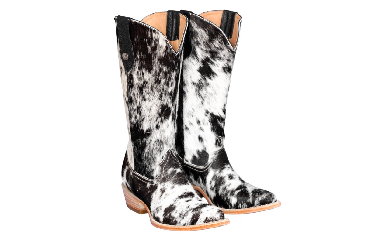 Dakota Tall Cowhide Boots - Pointy Toe - Size 9 US - Stiefeld Boots