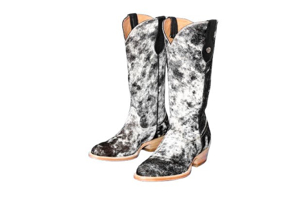 Dakota Tall Cowhide Boots - Round Toe - Size 7.5 US - Stiefeld Boots