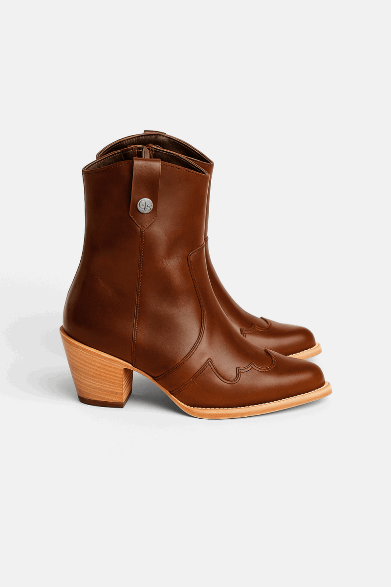Jolene High Heel Boots – Tobacco Dust - Stiefeld Boots