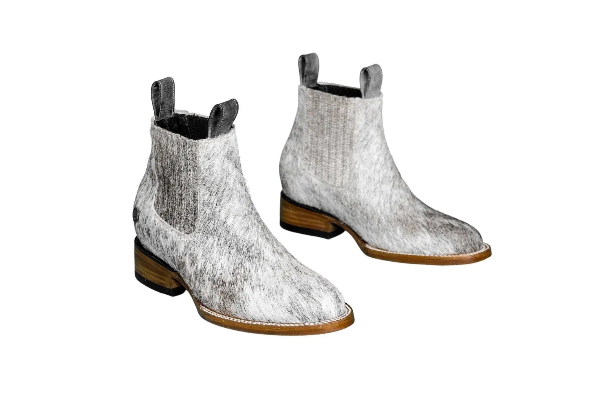 Aurora Cowhide Boots – Size 5.5 – Handmade Western Boots for Women