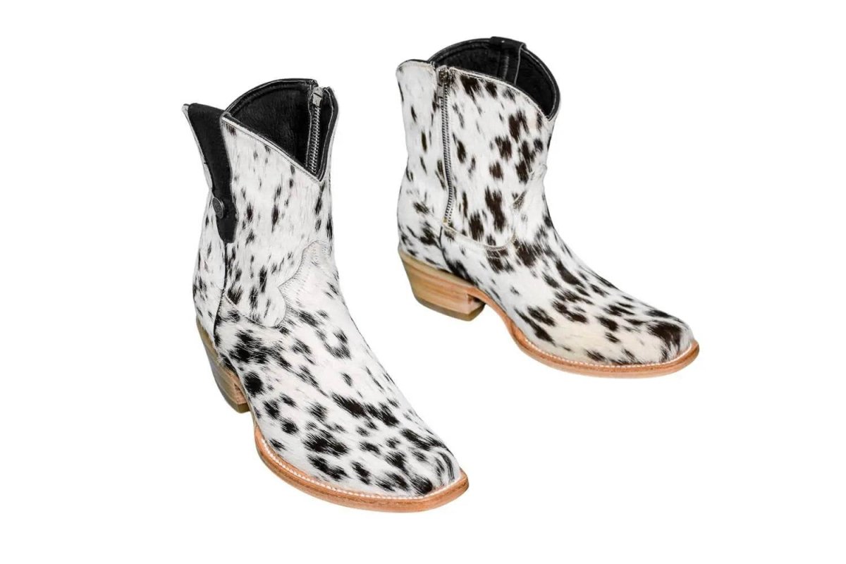 Loretta Cowhide Boots – Size 7.5 – Western Boots for Women