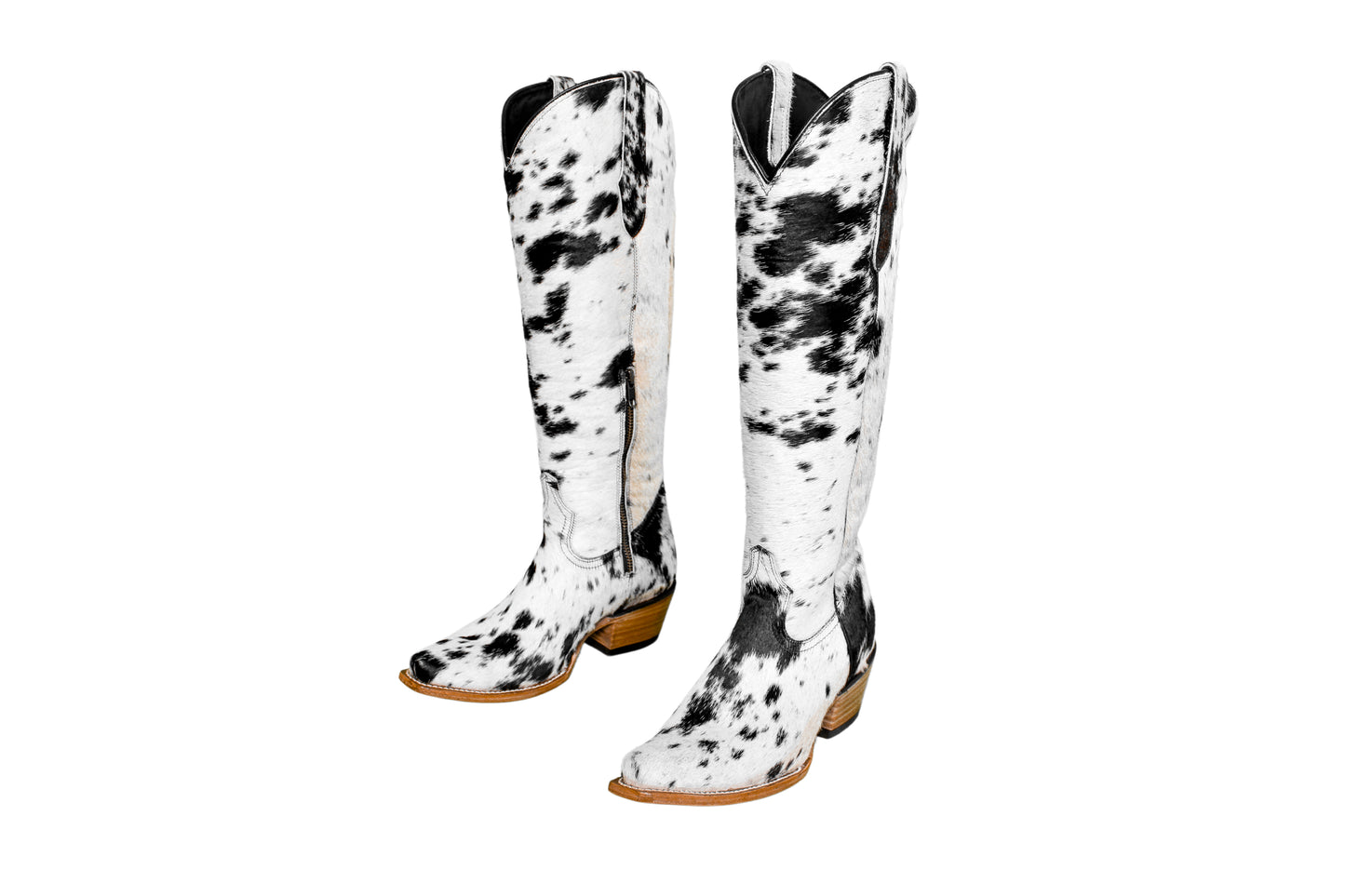 The Lorraine Boots - PREORDER - Black & White (OPEN)