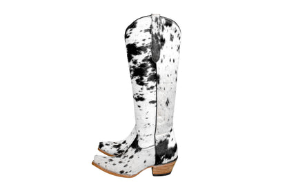 The Lorraine Boots - PREORDER - Black & White (OPEN)