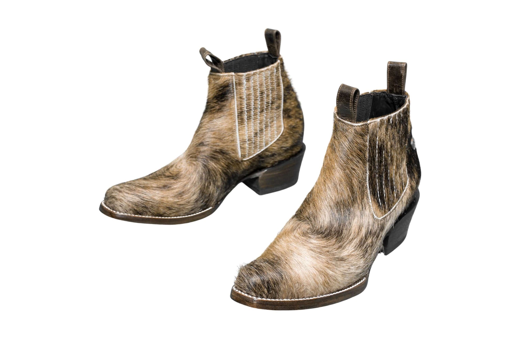 Aurora Hair-on-Hide Ankle Boot Collection | Unique Handcrafted Western Boots