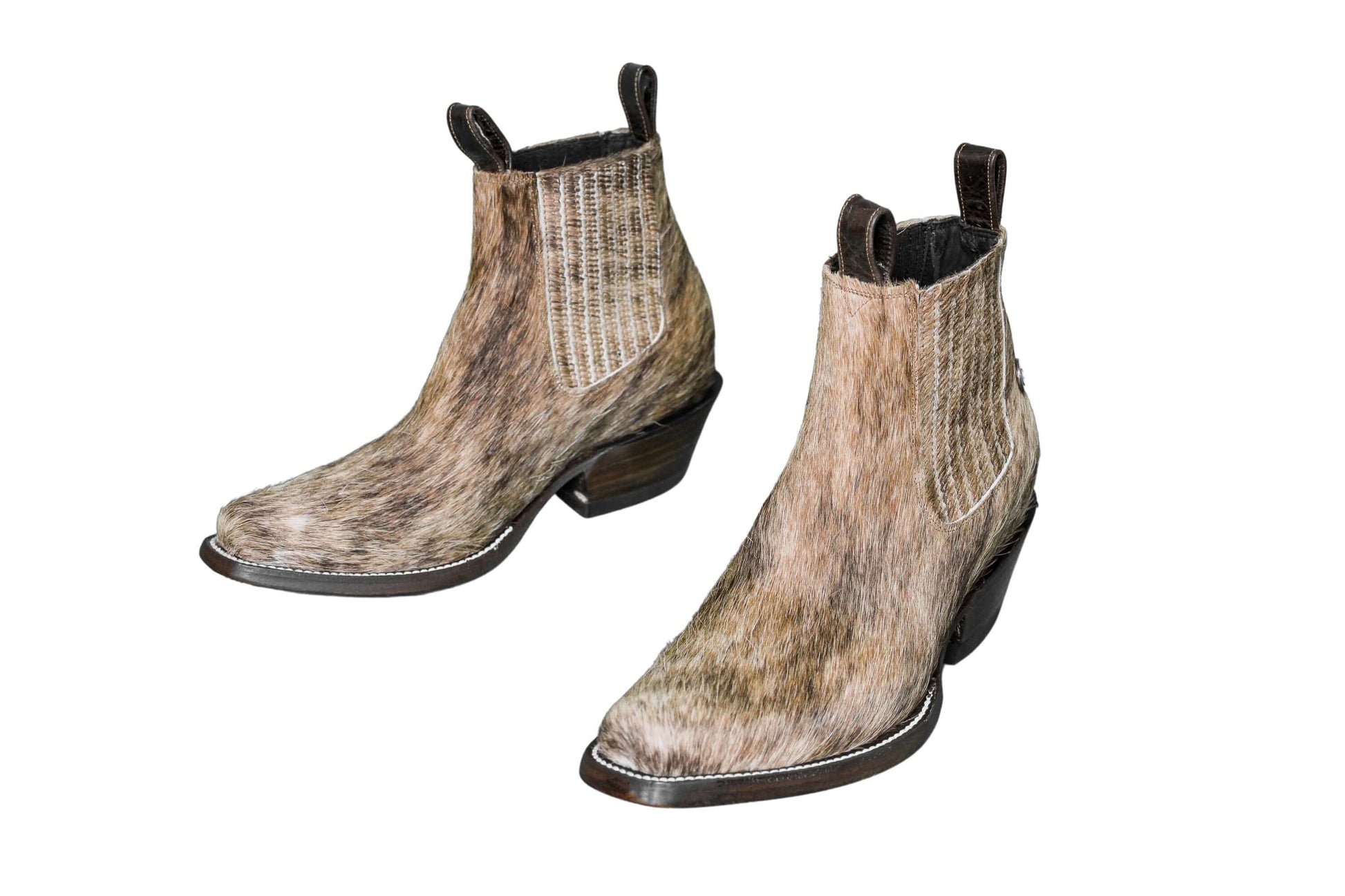 Aurora Hair-on-Hide Ankle Boot Collection | Unique Handcrafted Western Boots