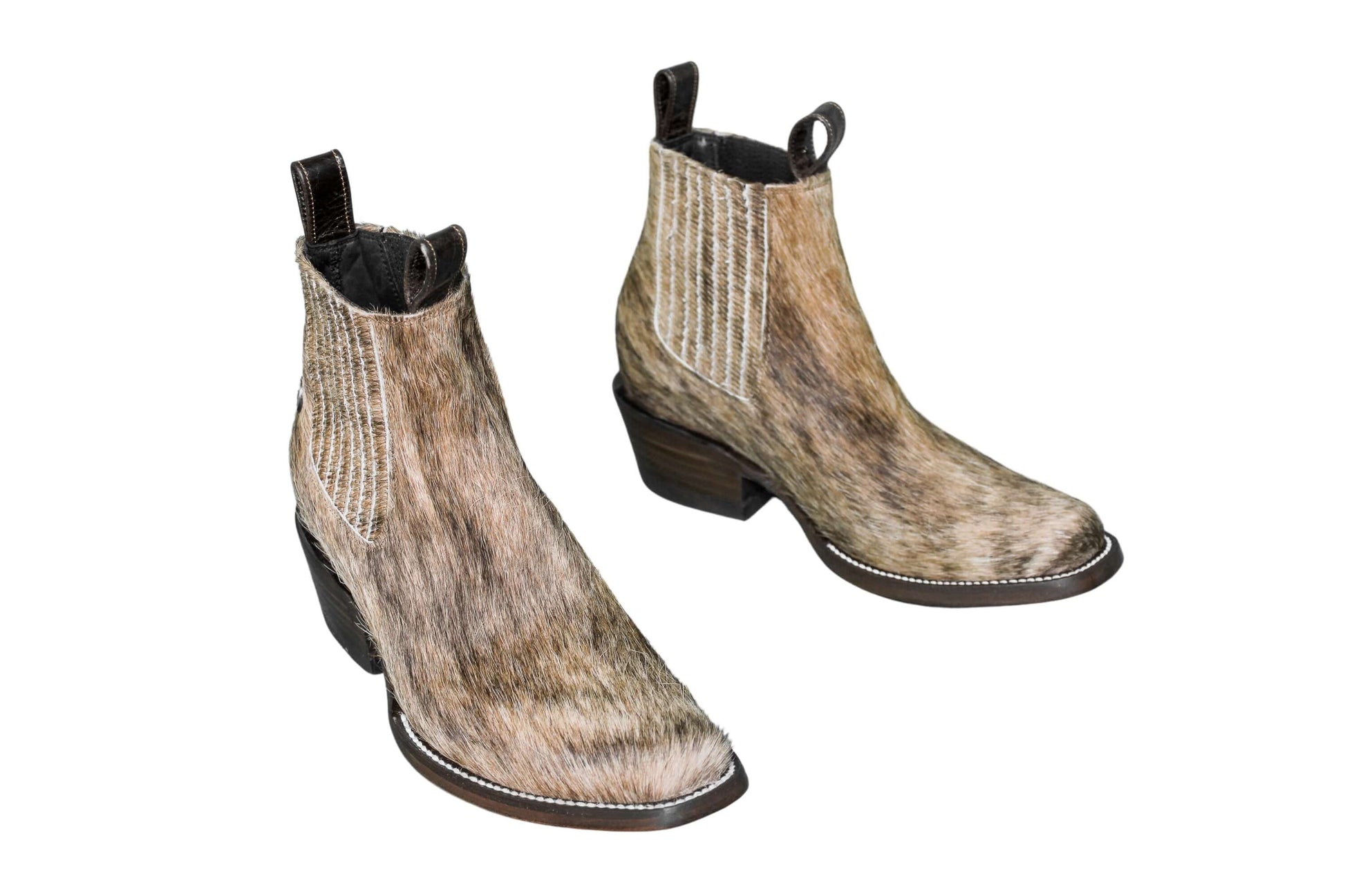 Aurora Hair-on-Hide Ankle Boot Collection | Unique Handcrafted Western Boots