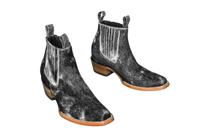 Aurora Hair-on-Hide Ankle Boot Collection | Unique Handcrafted Western Boots