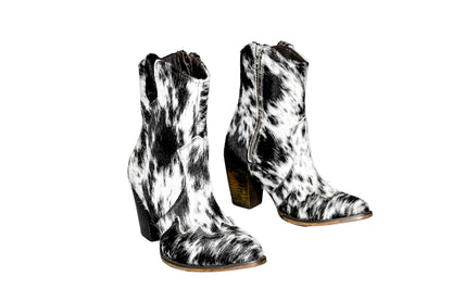 The Jolene Boots - PREORDER - Black & White - CLOSED