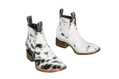 Aurora Hair-on-Hide Ankle Boot Collection | Unique Handcrafted Western Boots