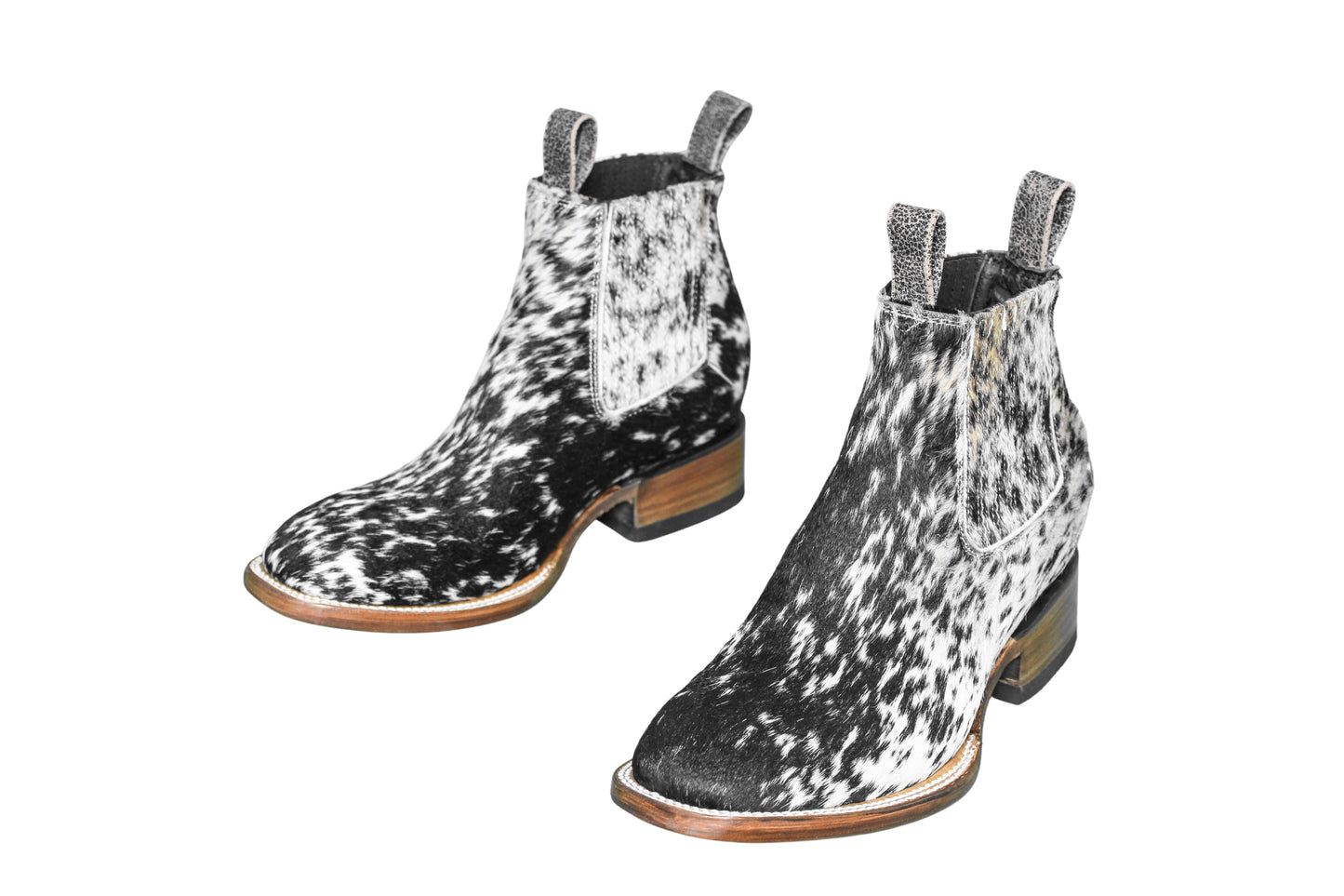 Aurora Hair-on-Hide Ankle Boot Collection | Unique Handcrafted Western Boots