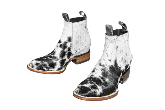 Aurora Hair-on-Hide Ankle Boot Collection | Unique Handcrafted Western Boots