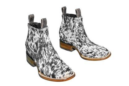 Aurora Hair-on-Hide Ankle Boot Collection | Unique Handcrafted Western Boots