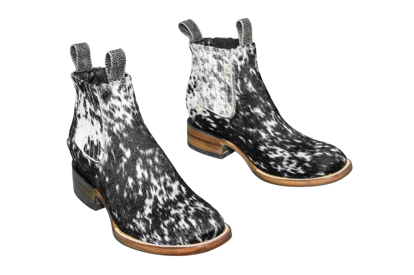 Aurora Hair-on-Hide Ankle Boot Collection | Unique Handcrafted Western Boots