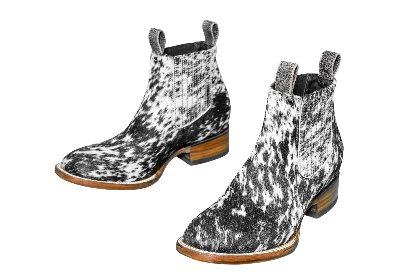 Aurora Hair-on-Hide Ankle Boot Collection | Unique Handcrafted Western Boots