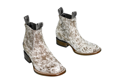 The Aurora Hair-on hide ankle boots - Size 7