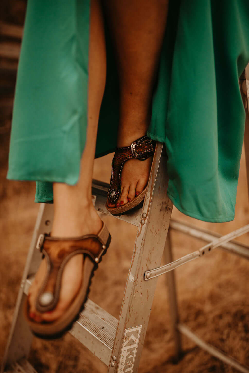 the ella flipflops handtooled leather with a comfortable cork footbed and eva sole