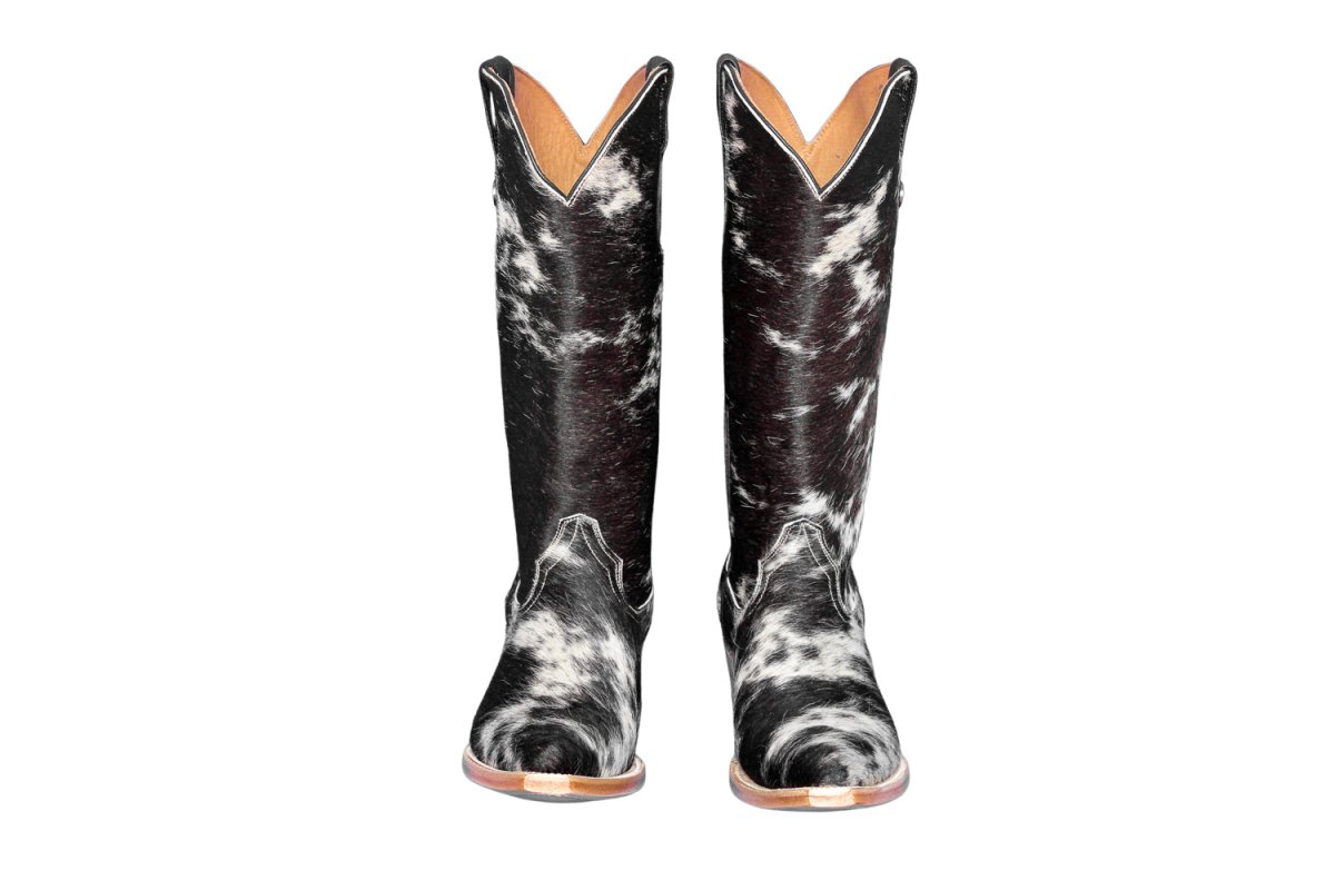 Dakota Tall Cowhide Boots - Pointy Toe - Size 7.5 US - Stiefeld Boots