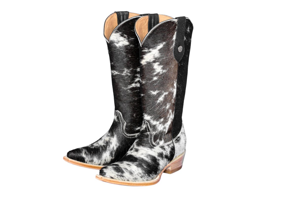 Dakota Tall Cowhide Boots - Pointy Toe - Size 7.5 US - Stiefeld Boots