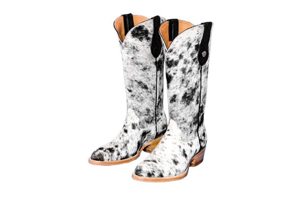 Dakota Tall Cowhide Boots - Round Toe - Size 7 US - Stiefeld Boots