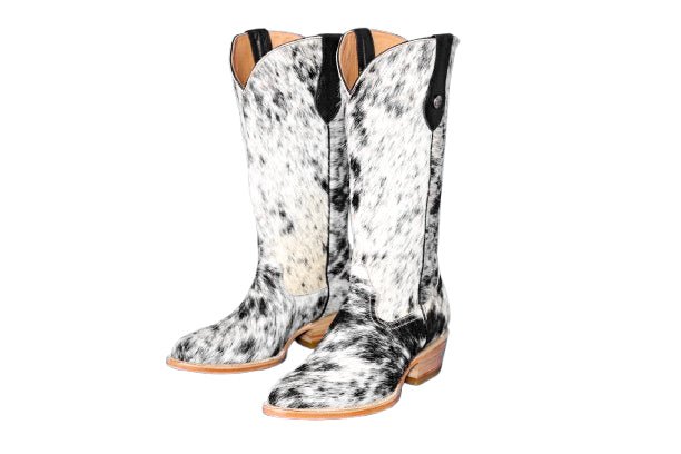 Dakota Tall Cowhide Boots - Round Toe - Size 8.5 US - Stiefeld Boots