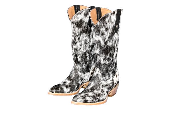 Dakota Tall Cowhide Boots - Round Toe - Size 9 US - Stiefeld Boots
