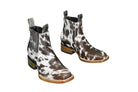 Aurora Cowhide Boots – Size 7 – Handmade Western Boots for Women