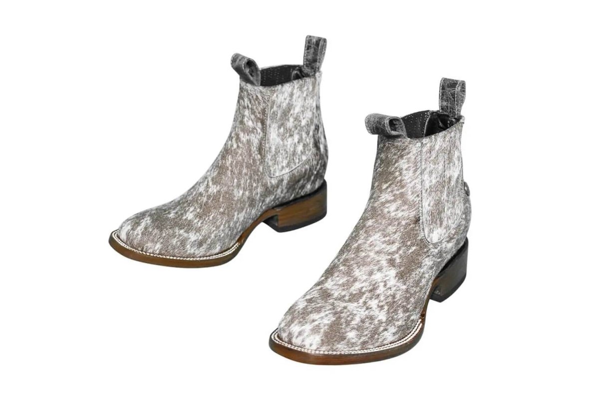 Aurora Cowhide Boots – Size 7.5 – Handmade Western Boots for Women