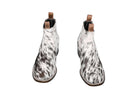 Aurora Cowhide Boots – Size 8 – Handmade Western Boots for Women