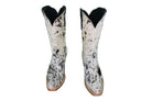 Carmen Tall Cowhide Boots – Hair-on Hide – Size 10 – Handmade Western Boots for Women