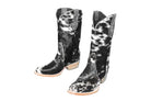 Carmen Tall Cowhide Boots – Hair-on Hide – Size 6.5 – Handmade Western Boots for Women