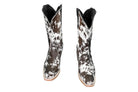 Carmen Tall Cowhide Boots – Hair-on Hide – Size 7.5 – Handmade Western Boots for Women