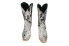 Carmen Tall Cowhide Boots – Hair-on Hide – Size 8 – Handmade Western Boots for Women