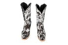 Carmen Tall Cowhide Boots – Hair-on Hide – Size 8.5 – Handmade Western Boots for Women