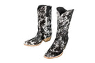 Carmen Tall Cowhide Boots – Hair-on Hide – Size 9 – Handmade Western Boots for Women