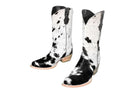 Carmen Tall Cowhide Boots – Hair-on Hide – Size 9.5 – Handmade Western Boots for Women