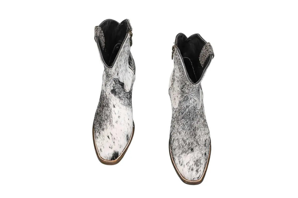 Loretta Cowhide Boots – Size 8.5 – Western Boots for Women