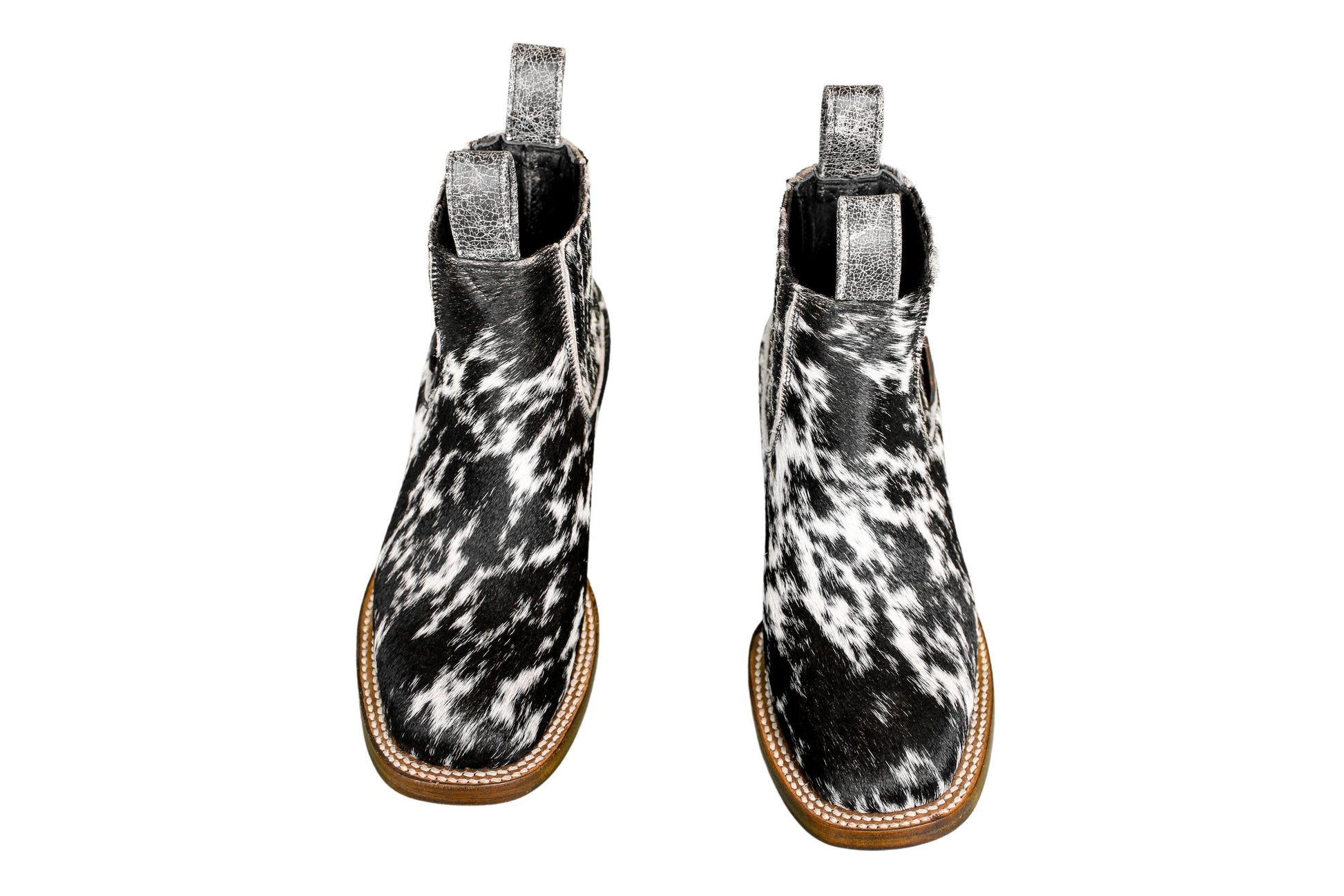 Cowhide boots for kids children hair-on hide