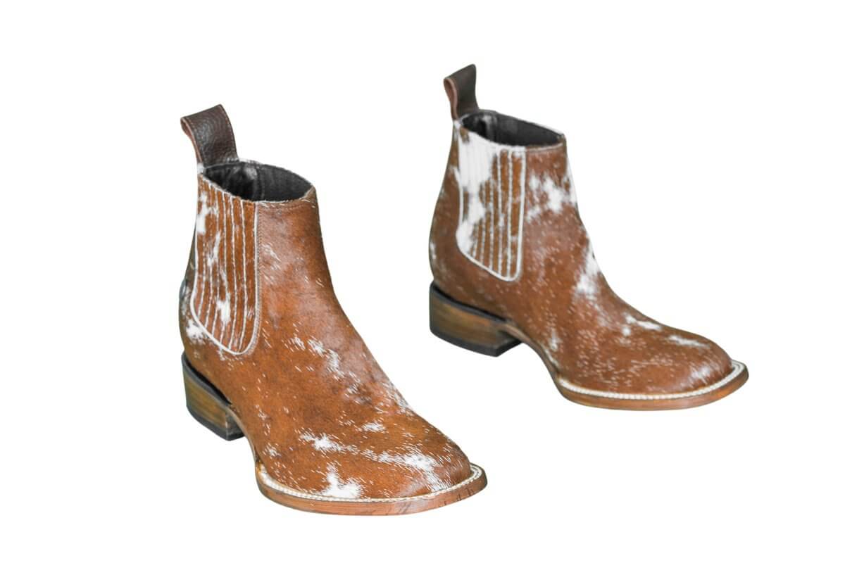 Aurora Hair-on-Hide Ankle Boot Collection | Unique Handcrafted Western Boots