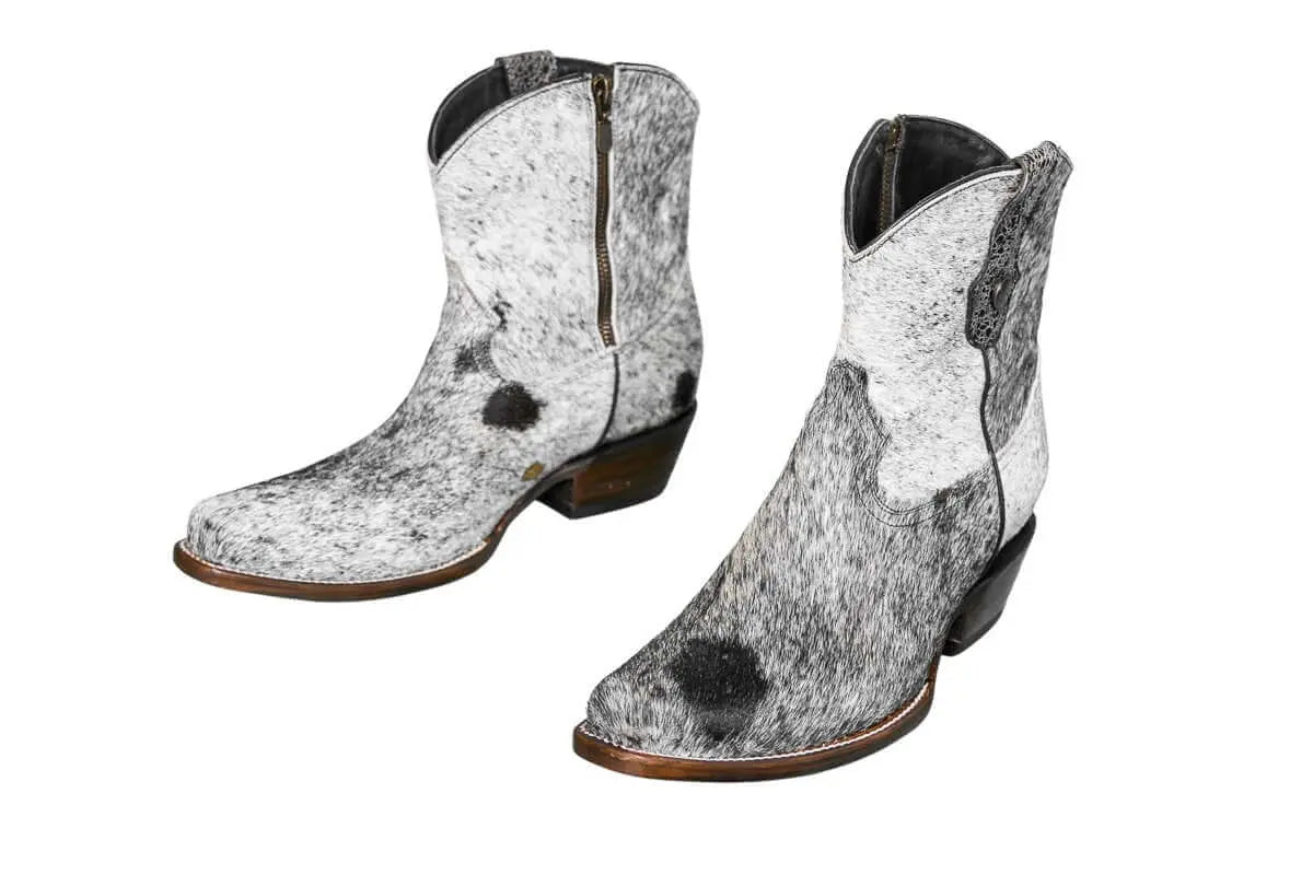 Loretta Cowhide Boots – Size 9.5 – Western Boots for Women